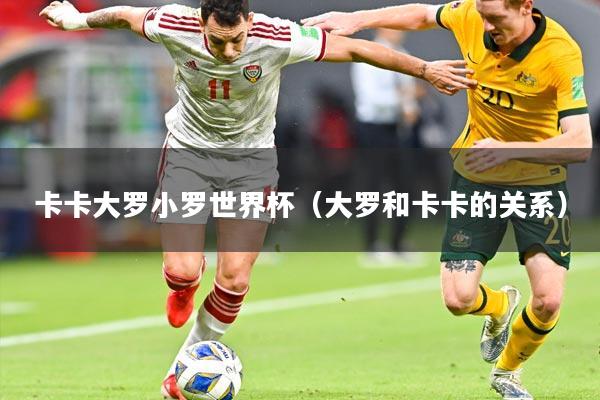 卡卡大罗小罗世界杯（大罗和卡卡的关系）