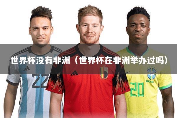 世界杯没有非洲（世界杯在非洲举办过吗）