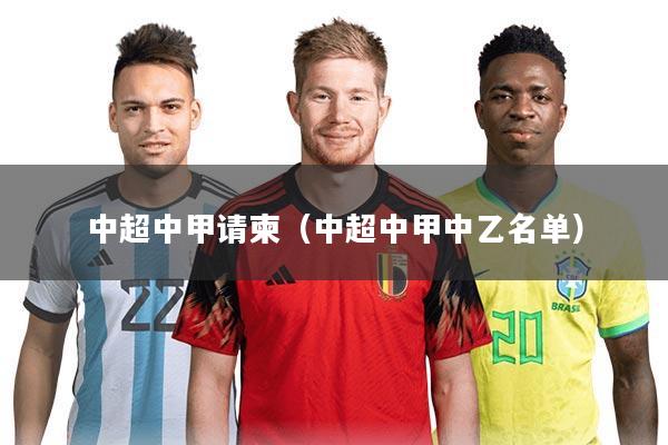 中超中甲请柬（中超中甲中乙名单）
