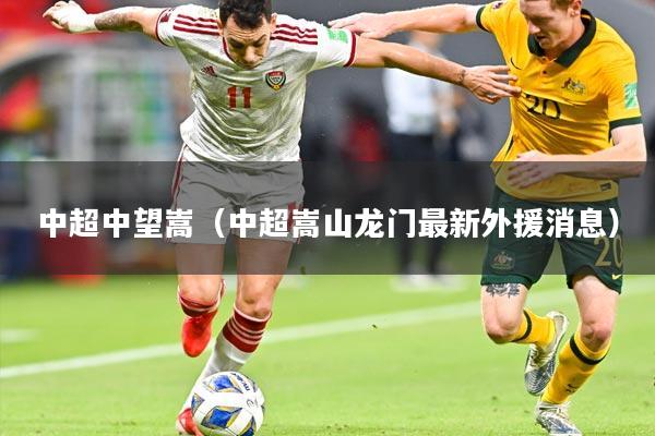 中超中望嵩（中超嵩山龙门最新外援消息）