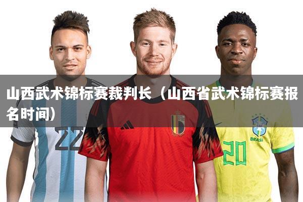 山西武术锦标赛裁判长(山西省武术锦标赛报名时间)