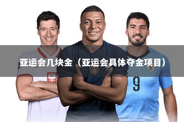 亚运会几块金（亚运会具体夺金项目）